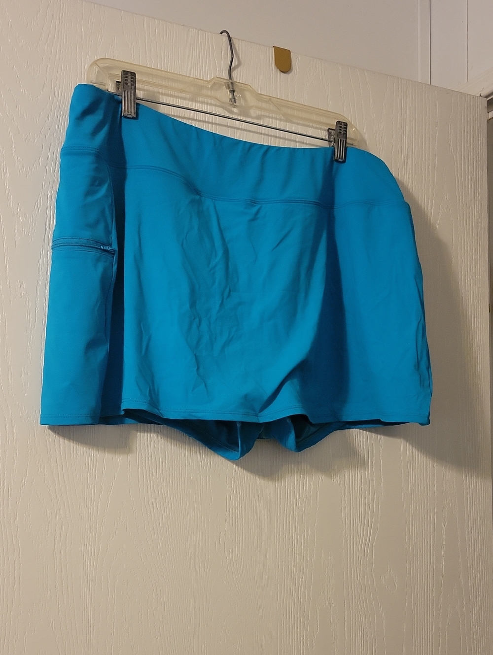 Beach House Bright Turquoise Athletic Skort